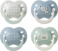 Tommee Tippee Ultimate Fit fopspeen – 0-6 mnd – 4 stuks – blauw