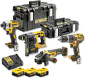 Dewalt 18v xr series - combo set - dcd796 + dcf887 + dch273 + dcg405 - 5.0ah batteries