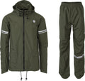 AGU original essential regenpak – 100% waterdicht & winddicht – dames & heren - poray 5.000 – gerecycled materiaal – groen - maat xl
