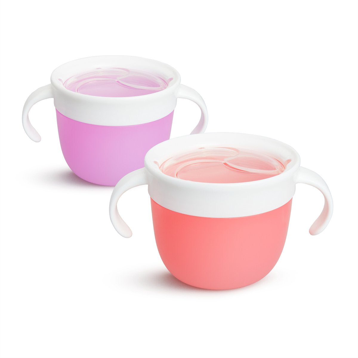 Munchkin Snack Catcher bakje 2-pack – roze/paars