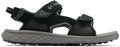 Columbia Konos 3-strap sandalen heren – zwart/city gray