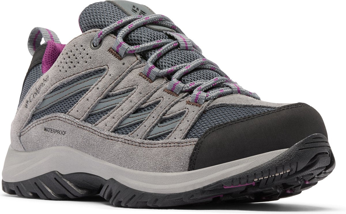 Columbia Crestwood waterproof wandelschoenen dames – graphite/wild iris
