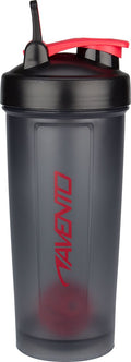 Avento shakebeker – 1 liter – grijs/rood