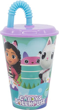 Gabby's Dollhouse drinkbeker met rietje – 430ml
